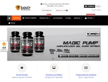 Tablet Screenshot of bodybuildinglatino.com